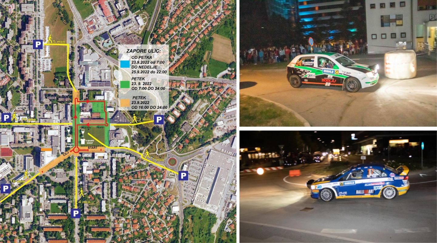 Immagine per Il rally parte dal cuore di Nova Gorica, 91 auto alla gara in città